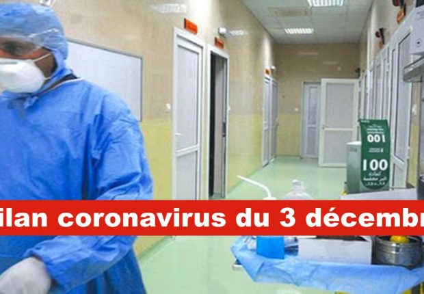 Coronavirus Algérie : ce qu’il faut retenir du bilan du 3 décembre