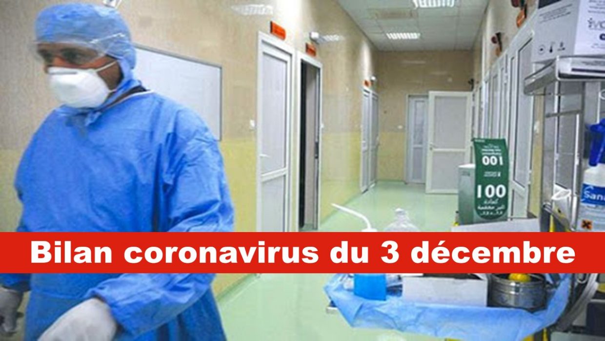 Coronavirus Algérie : ce qu’il faut retenir du bilan du 3 décembre