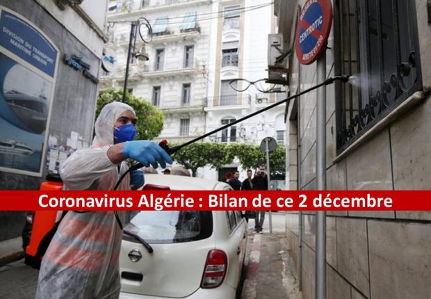 Coronavirus Algérie : Le bilan détaillé de ce 2 décembre 