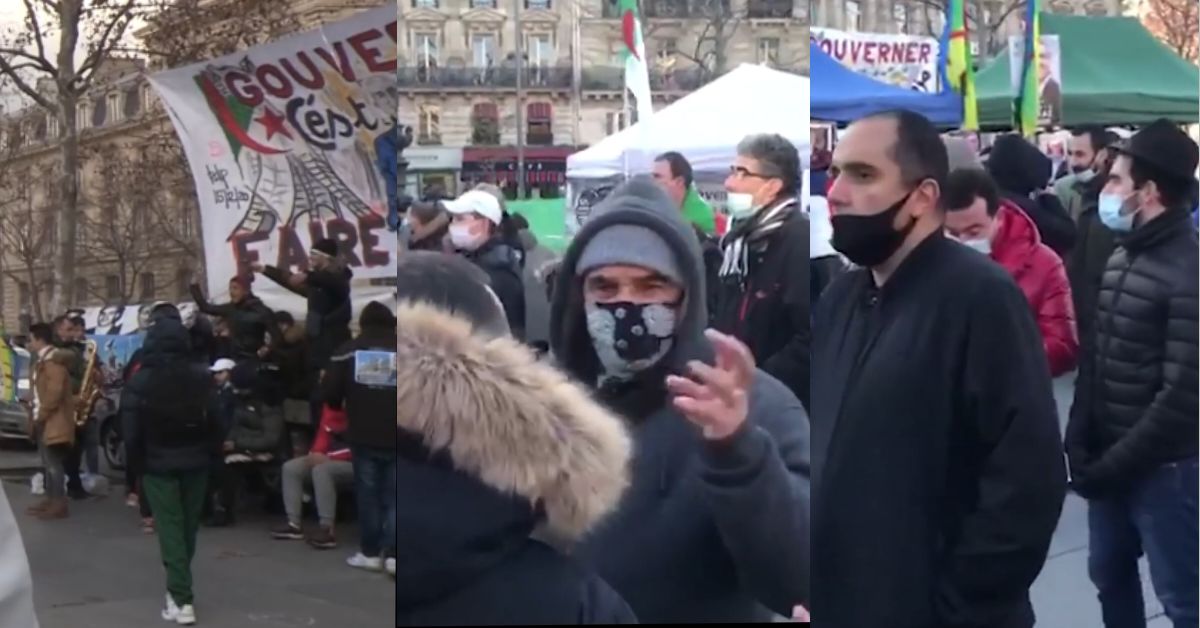 France : Rassemblement des algériens pour l’ouverture des frontières