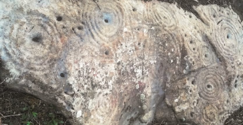 une étrange stèle préhistorique découverte dans le forêt d’akfadou Stele-prehistorique-Adekar-e1620003616627-1-835x430