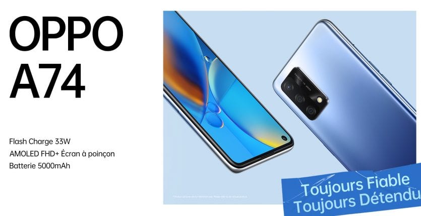 OPPO lance le nouveau OPPO A74 en Algérie