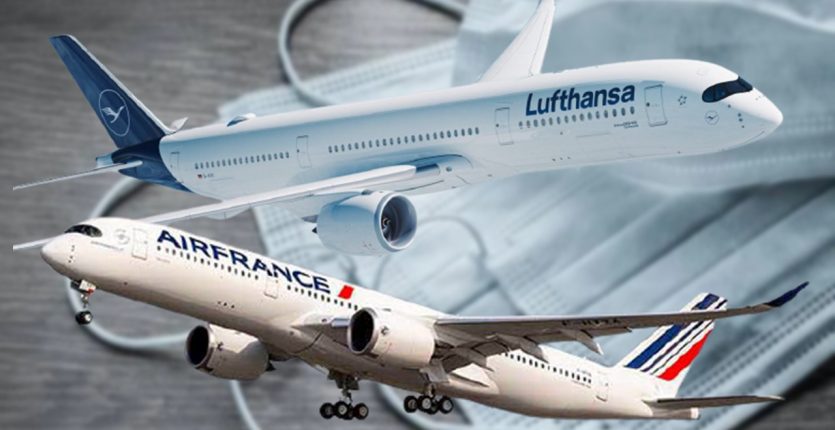 Air France et Lufthansa : nouvelles mesures concernant les masques