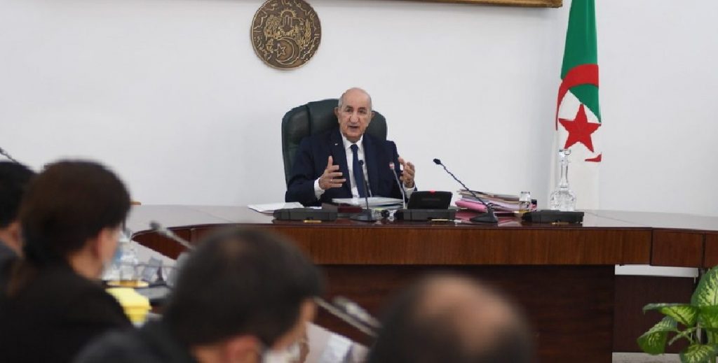 Conseil des ministres présidé par Tebboune ce dimanche 3 juillet