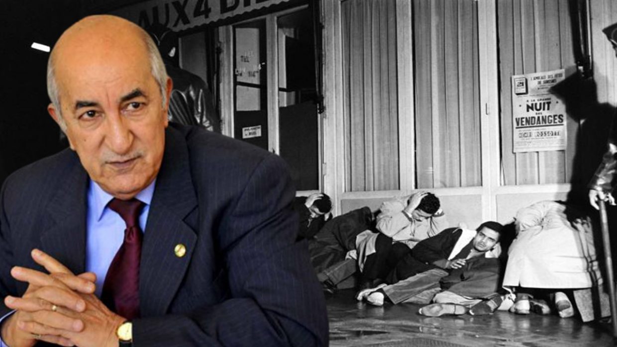 Massacres du 17 octobre : Tebboune décrète une minute de silence
