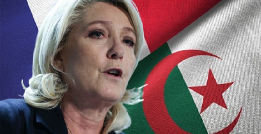 Crise Algérie – France : Marine Le Pen toujours à l’offensive