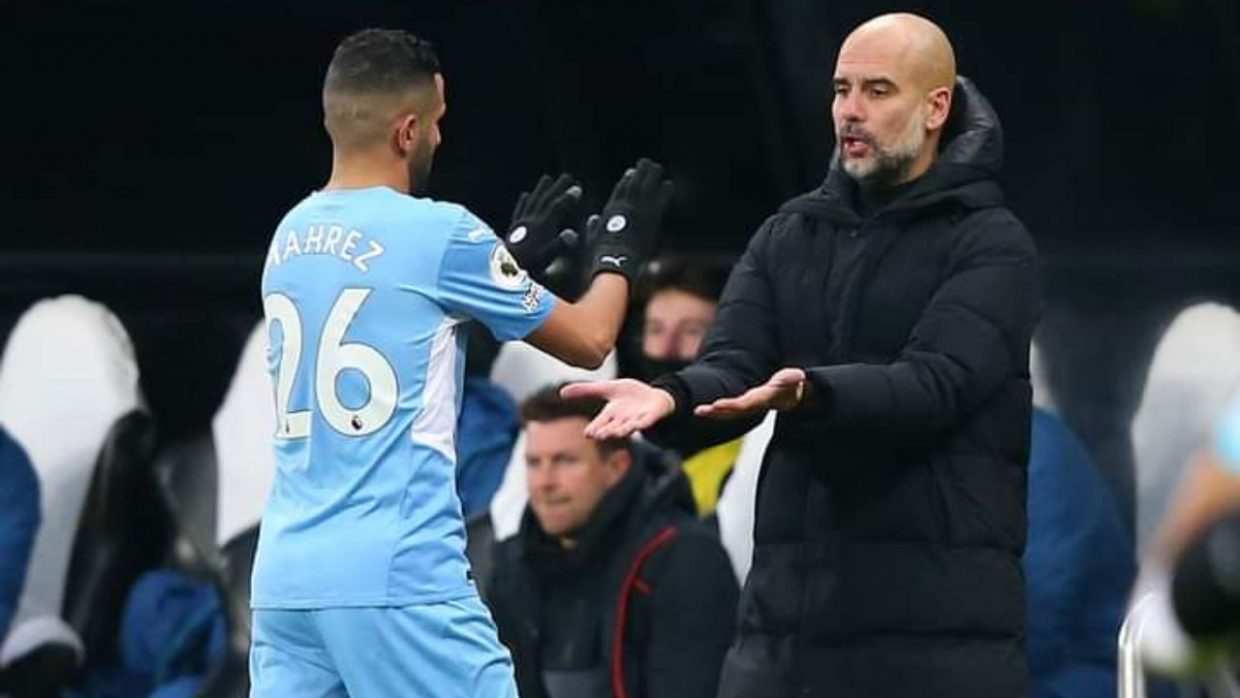 CAN 2022 : le départ de Mahrez fait réagir Guardiola