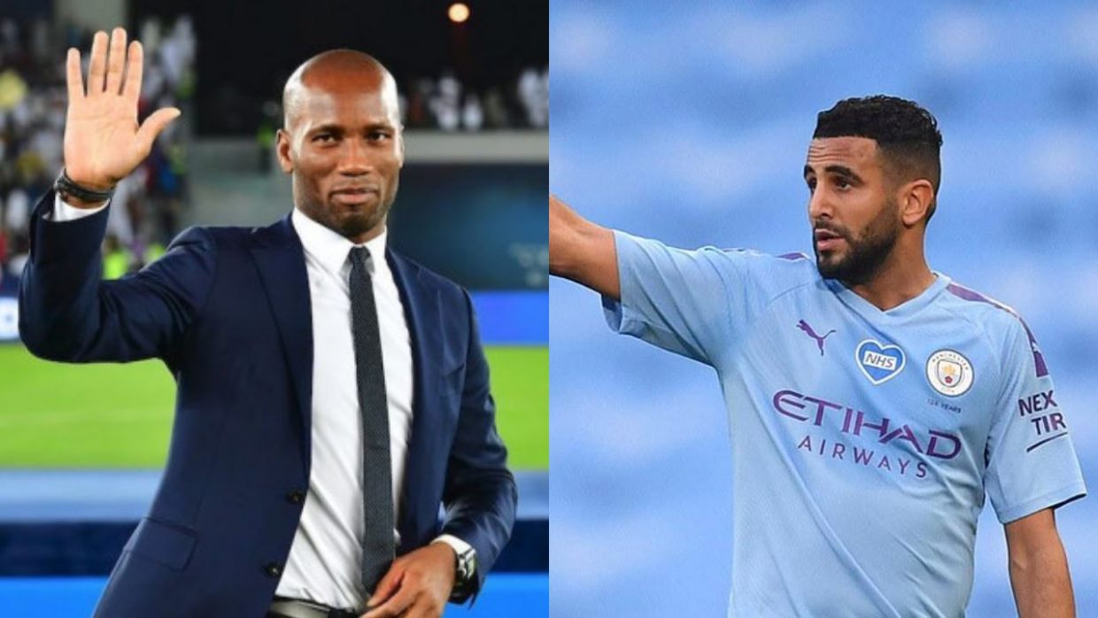 Premier League : quand Drogba lance un défi à Mahrez