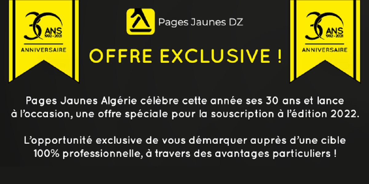 Pages Jaunes Algérie célèbre ses 30 ans au service des professionnels