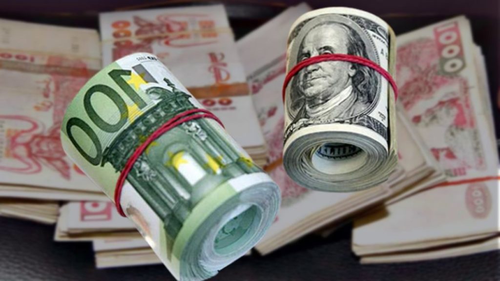 Taux de change du dinar : baisse de l’euro et légère hausse du dollar