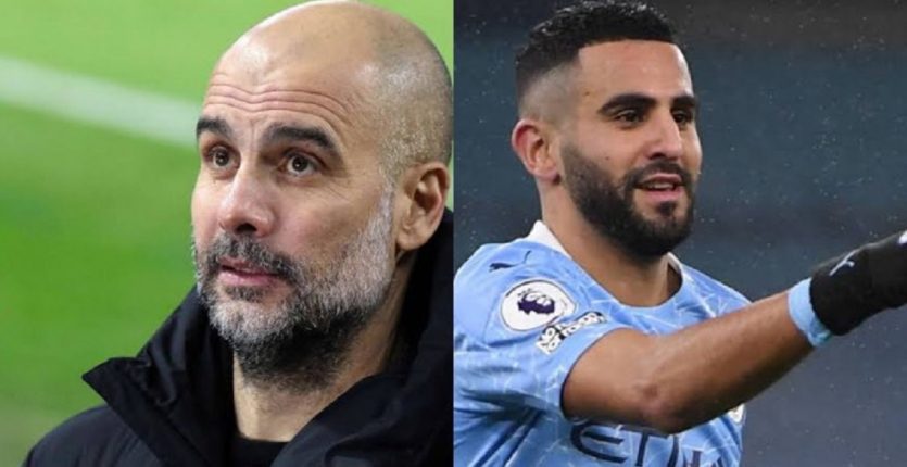 Manchester City : Guardiola élogieux envers Riyad Mahrez