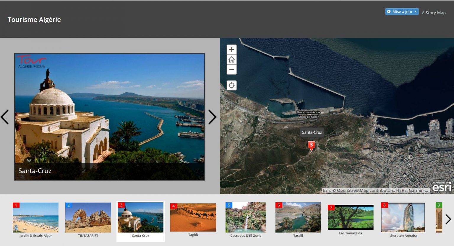Tourisme en Algérie: l’Agence spatiale dévoile sa plateforme numérique
