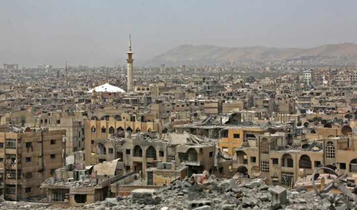 Damas, capitale de la Syrie, une ville ravagée par la guerre