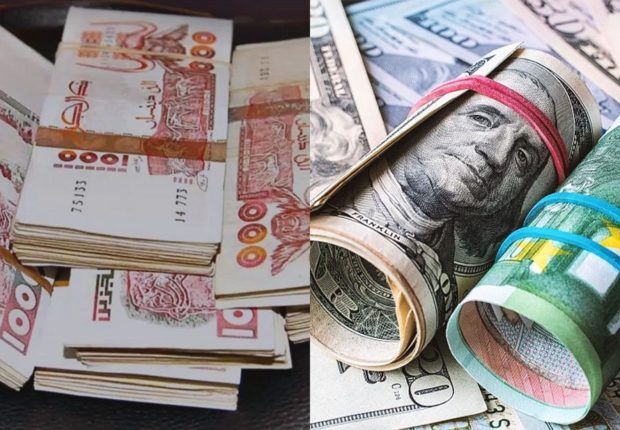 Taux change dinar marché noir et banque : hausse de l’euro ce 23 janvier