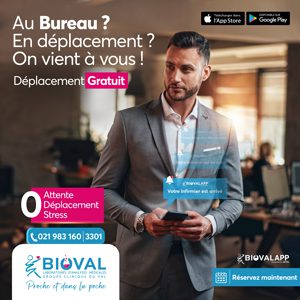 Bioval - Un infirmier chez vous en 3 clics