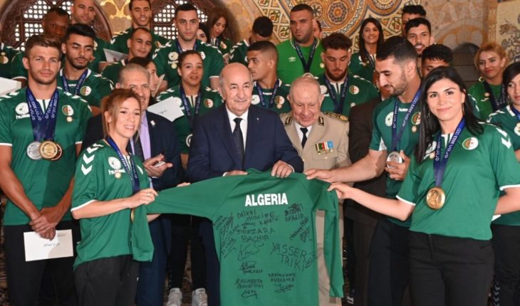 JM Oran 2022 : Tebboune reçoit les médaillés