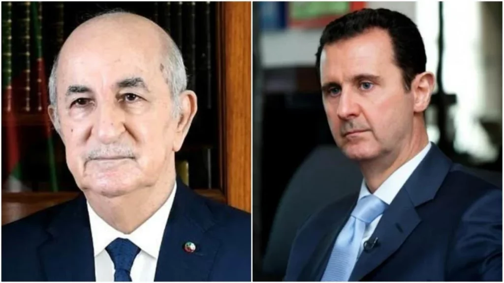 Algérie – Syrie : Tebboune et al-Assad conviennent d’un échange de visites