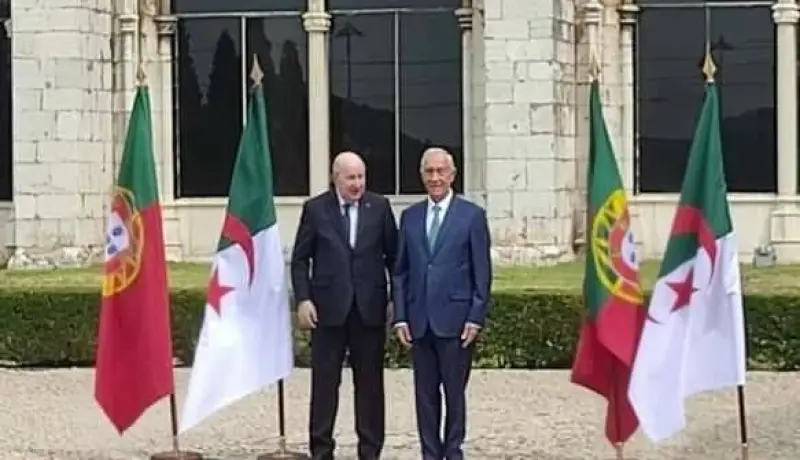 Abdelmadjid Tebboune reçu par son homologue portugais Marcelo Rebelo de Sousa