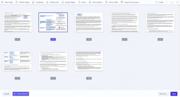 interface WorkinTool PDF Converter pour gérer les fichiers PDF