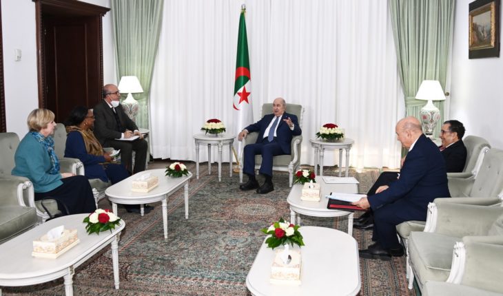 Le président algérien Tebboune