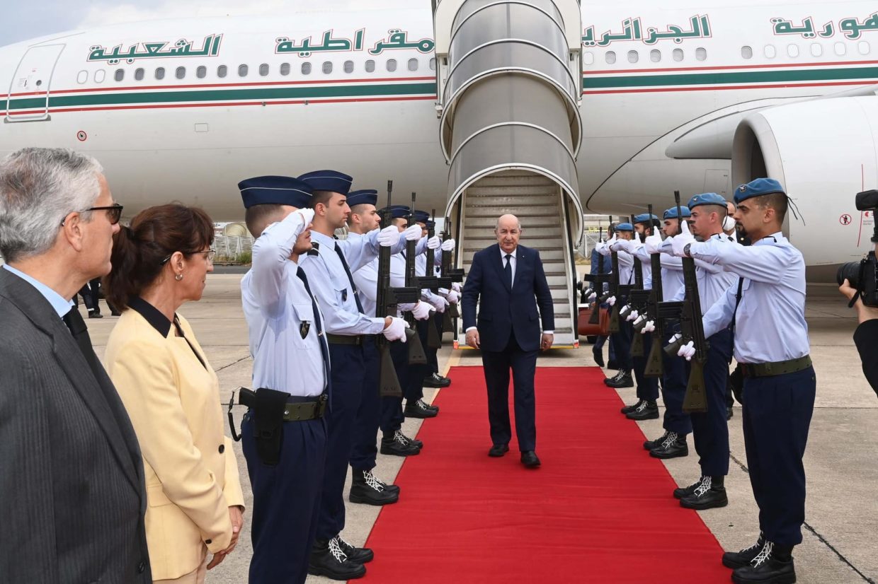 Argélia – Portugal: Tebboune desembarca em Lisboa para iniciar a sua visita de Estado