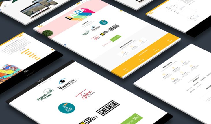 Projets web réaslisés par Lama Agency