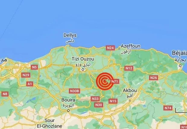 Tremblement de terre : la wilaya de Béjaia secouée ce 10 septembre