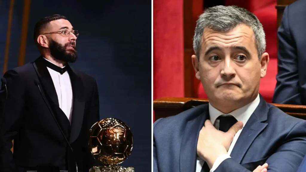 Karim Benzema dépose plainte contre le ministre de l’Intérieur en France, Darmanin