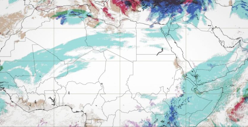 Voici la quantité de pluie qui est tombée en Algérie le 20 et 21 janvier