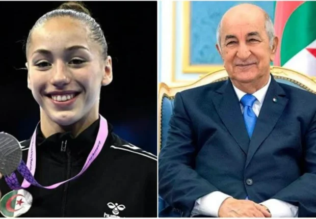 Tebboune félicite Nemour, médaillée d’Or à la Coupe du monde de gymnastique (Allemagne)