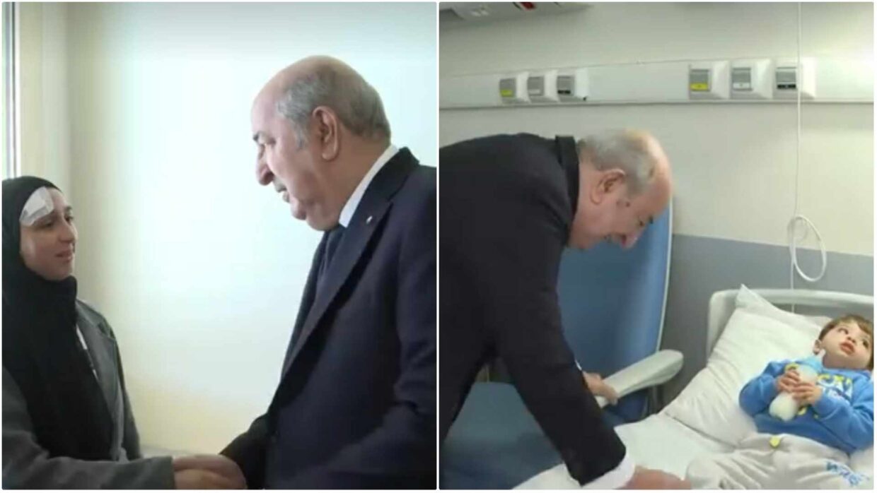Algeria: Tebboune visits a Gaza family taken care of in Algiers (Video) Algeria: Tebboune visits a Gaza family taken care of in Algiers (Video)