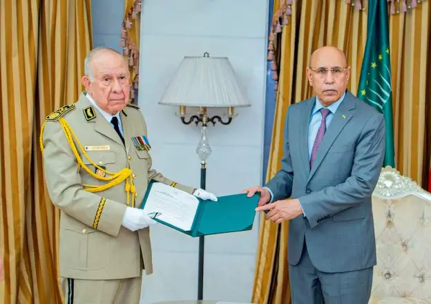 Chengriha remet une lettre d’Abdelmadjid Tebboune au président mauritanien