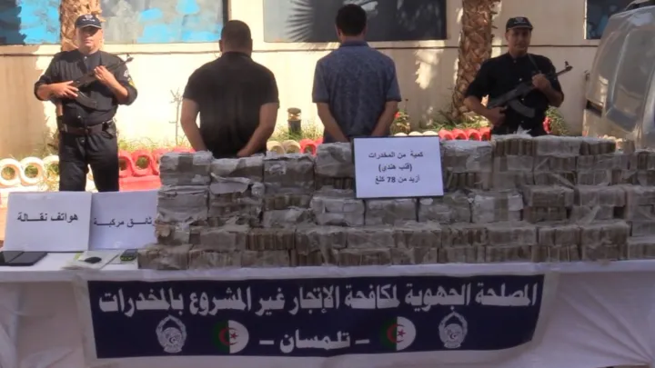 Les autorités algériennes saisissent plus de 93kg de drogue à l’ouest du pays