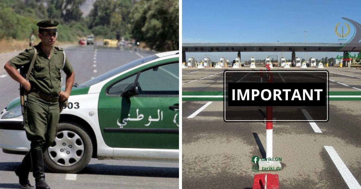 Fermeture temporaire de l’autoroute Est-Ouest : un incident perturbe la circulation vers Alger