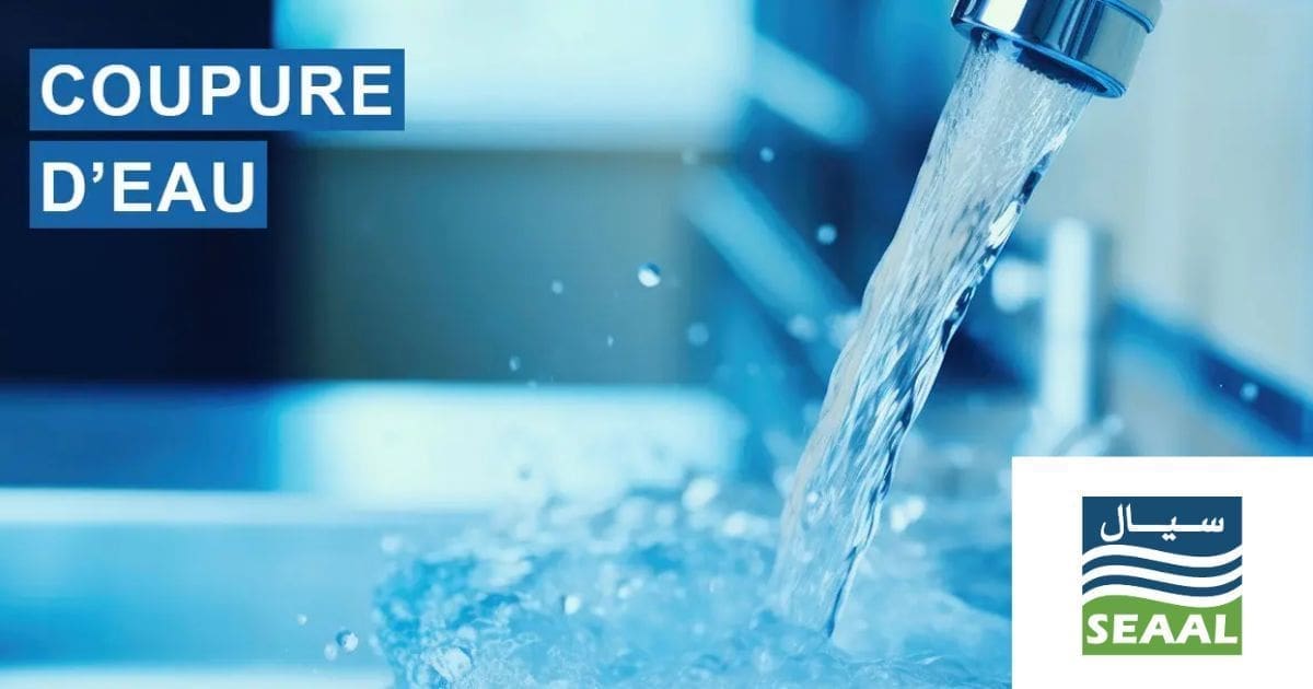 SEAAL – ALGER : Coupure d’eau dans 5 communes ce vendredi 25 juillet