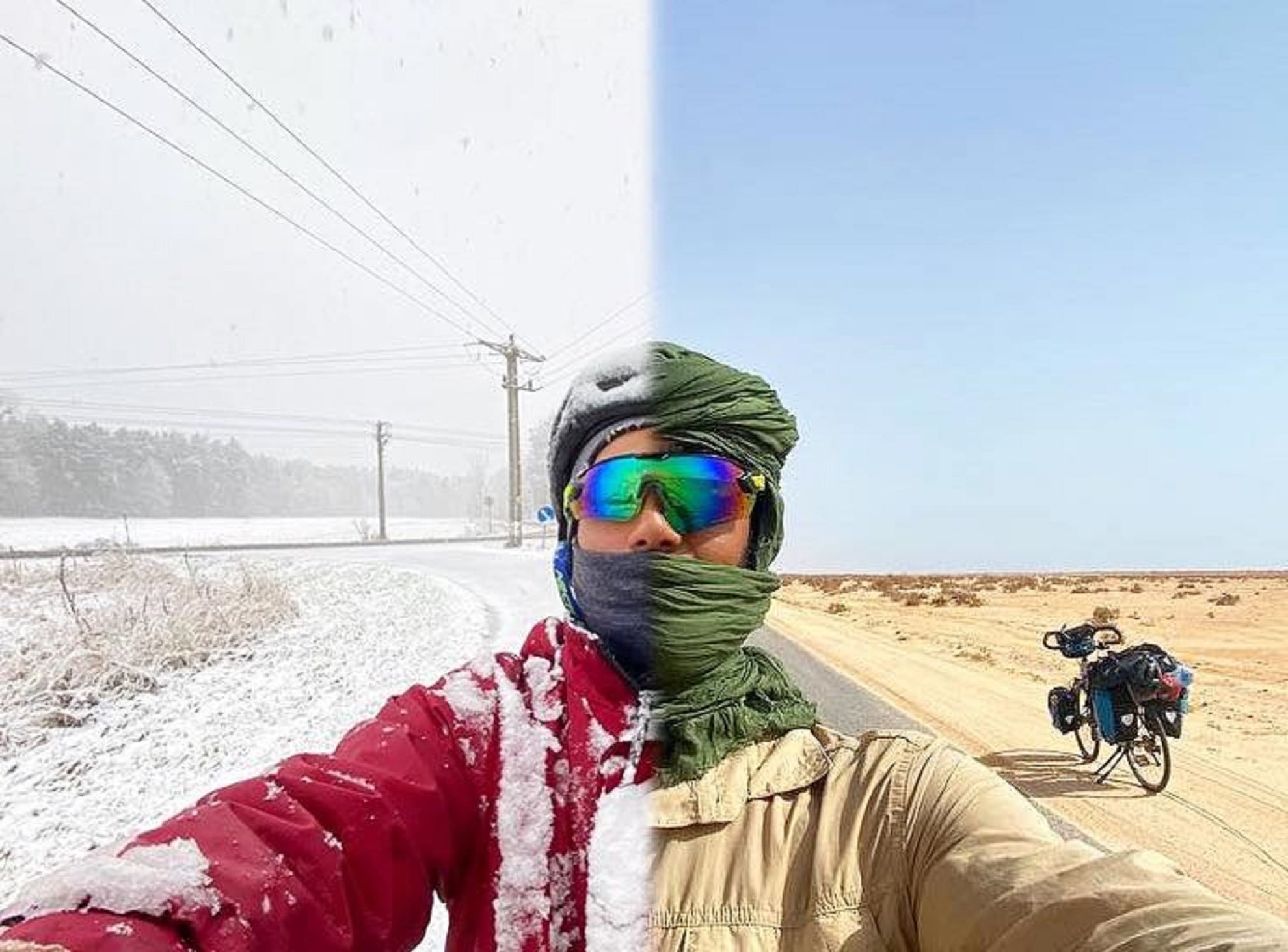 De l’Alaska à l’Argentine : l’aventure à deux roues du globe-trotteur algérien Salah Latreche