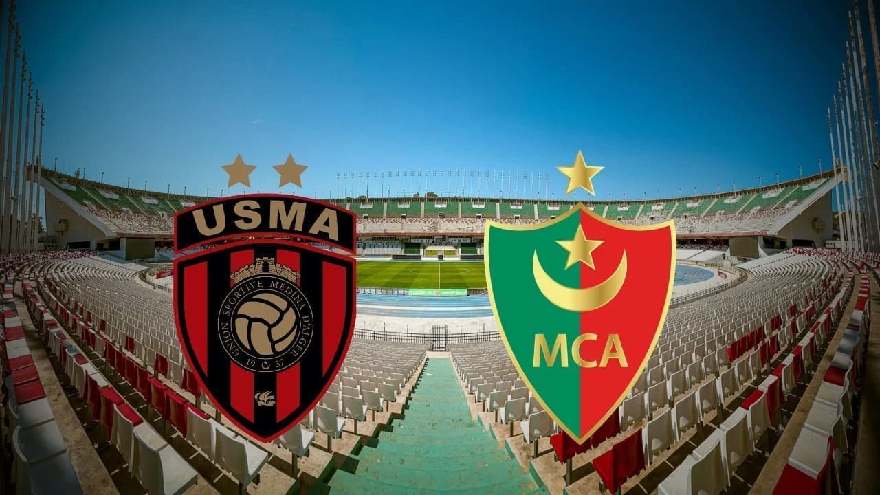 USMA – MCA : le derby algérois confirmé au stade Tchaker de Blida