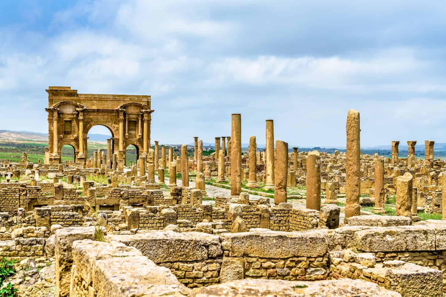 Timgad - Vestiges romains en Algérie