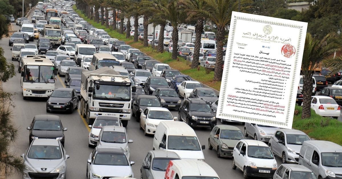 ALGER – IATF 2025 : Ce type de véhicule interdit de circulation jusqu’au 4 septembre