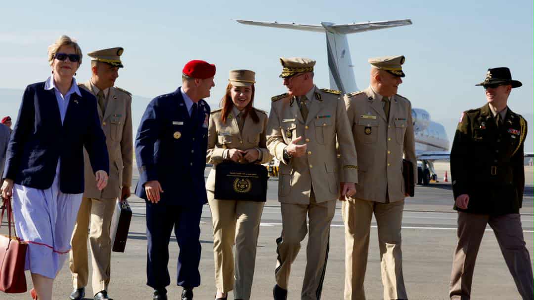 Le Commandant des Opérations Spéciales des Forces américaines en Afrique en visite en Algérie