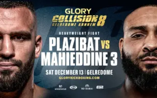 GLORY Collision 8 : Nordine Mahieddine défie Antonio Plazibat pour une trilogie explosive