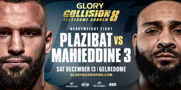 GLORY Collision 8 : Nordine Mahieddine défie Antonio Plazibat pour une trilogie explosive