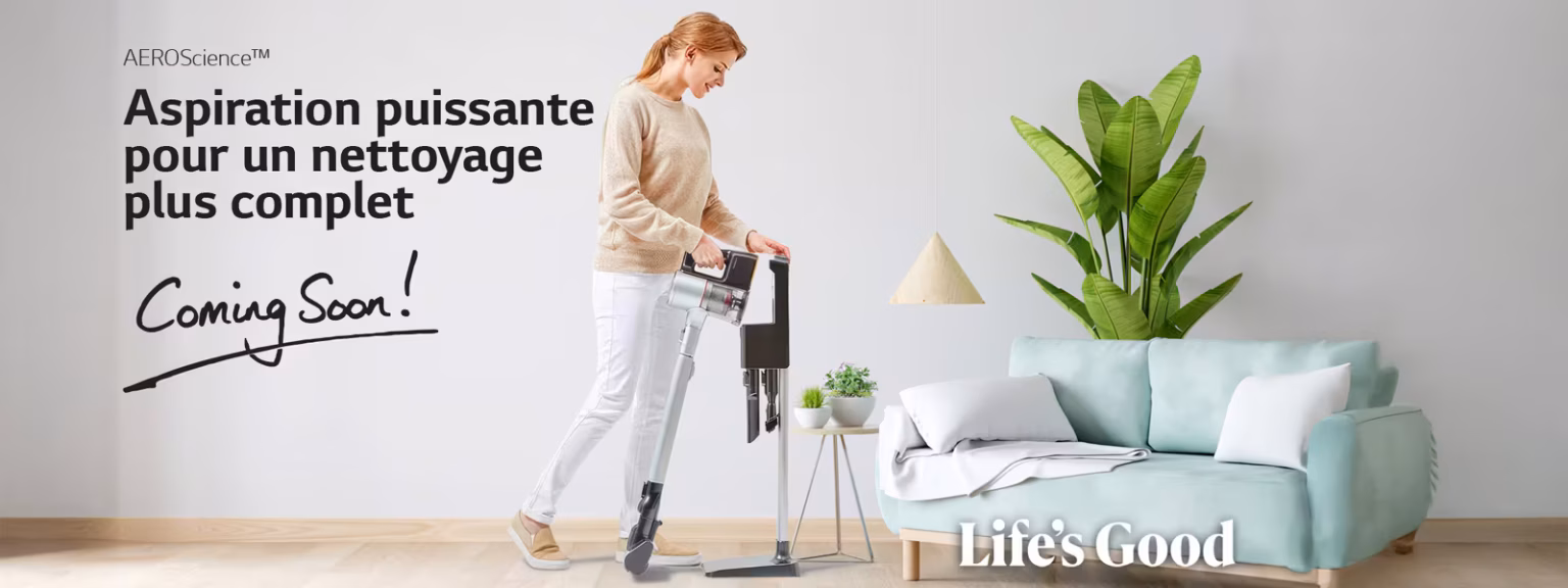 CordZero : l’aspirateur LG sans fil bientôt disponible en Algérie