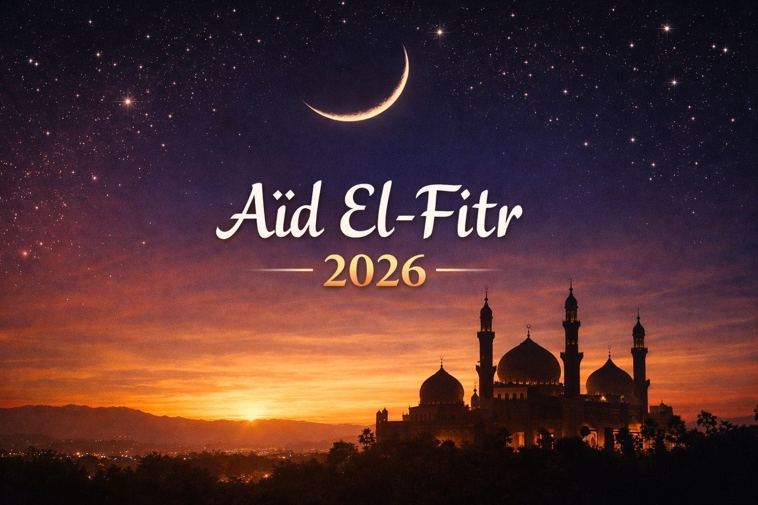 Aïd el-Fitr 2026 : voici l’heure de la prière dans les mosquées d’Alger