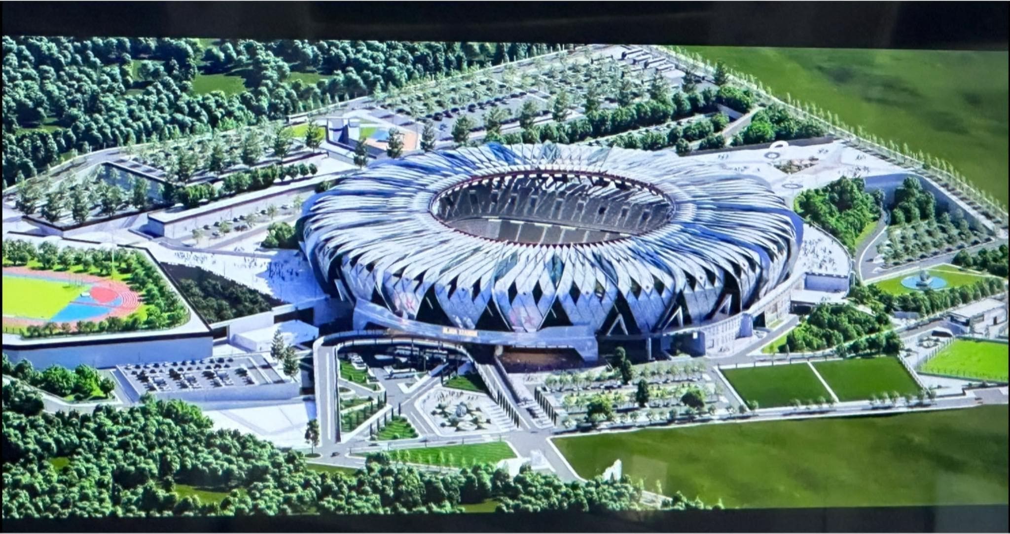 Découvrez les photos du nouveau stade de Béjaïa de 30.000 places