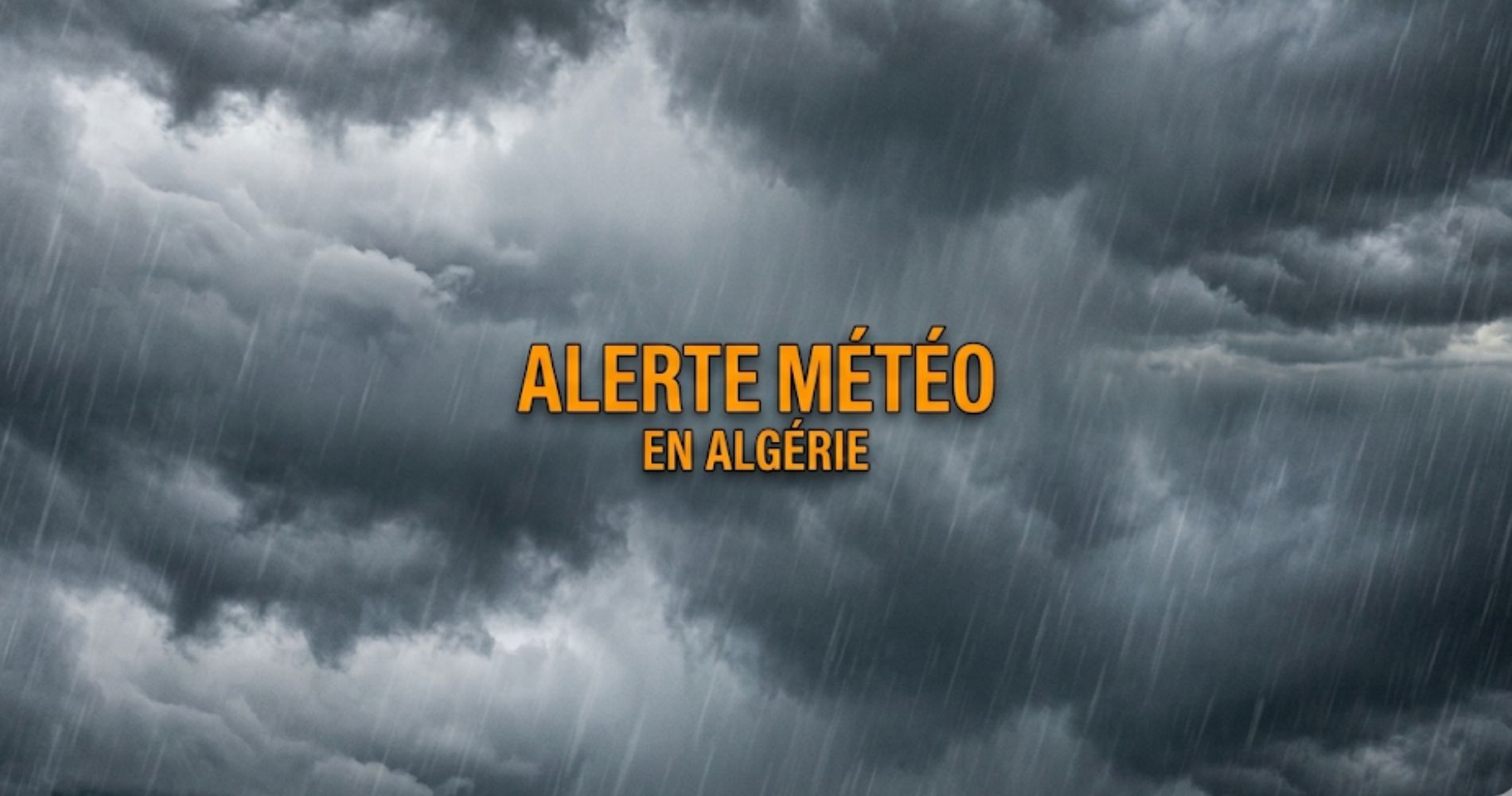 BMS – Météo Algérie : fortes pluies ce vendredi 24 avril, plusieurs wilayas en vigilance orange
