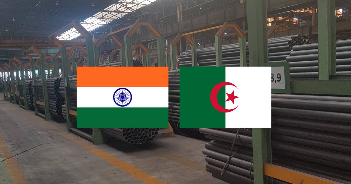 Secteur de l'acier : Ce géant indien prépare une offensive industrielle d'envergure en Algérie