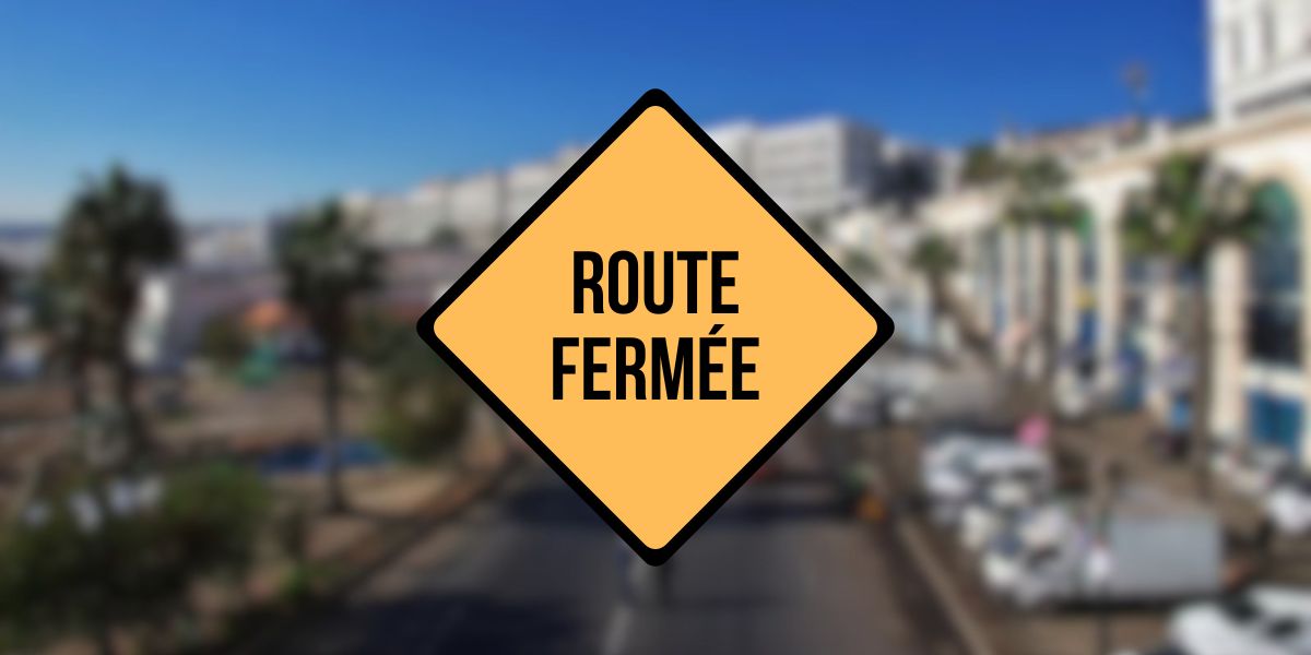 Alger : fermeture temporaire de plusieurs axes routiers ce week-end
