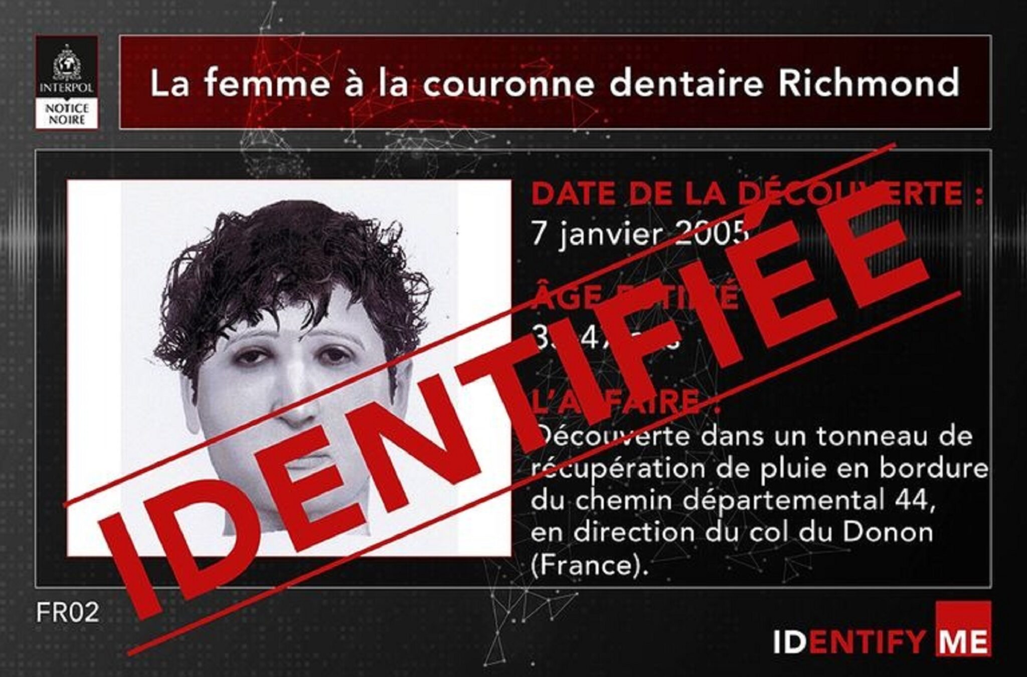 Interpol élucide un cold case vieux de 21 ans: une Algérienne retrouvée morte dans un tonneau identifiée