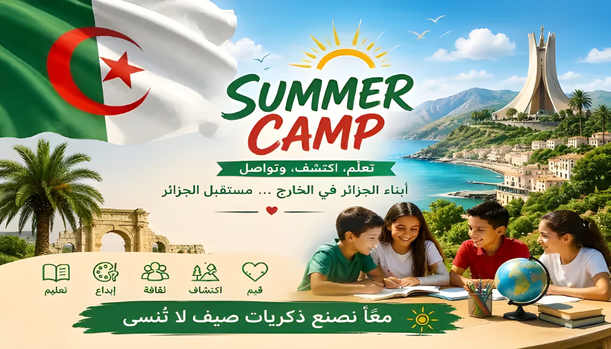 Summer Camp 2026 : trois sessions estivales pour reconnecter les jeunes de la diaspora à l’Algérie